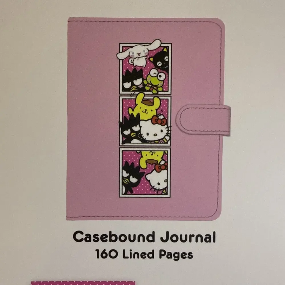 Sanrio Hello Kitty & Friends Journal List Pad Gel Pen Gift Set Pink Lined 2025